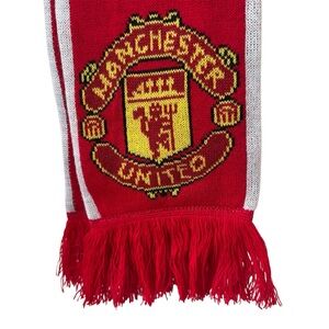 Adidas Manchester United Red Scarf